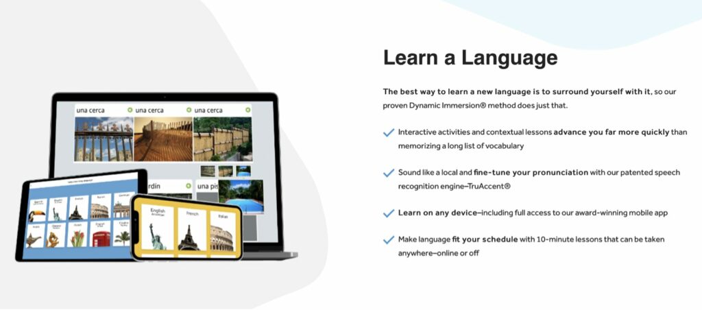 Rosetta Stone (Android, iOS, Web)