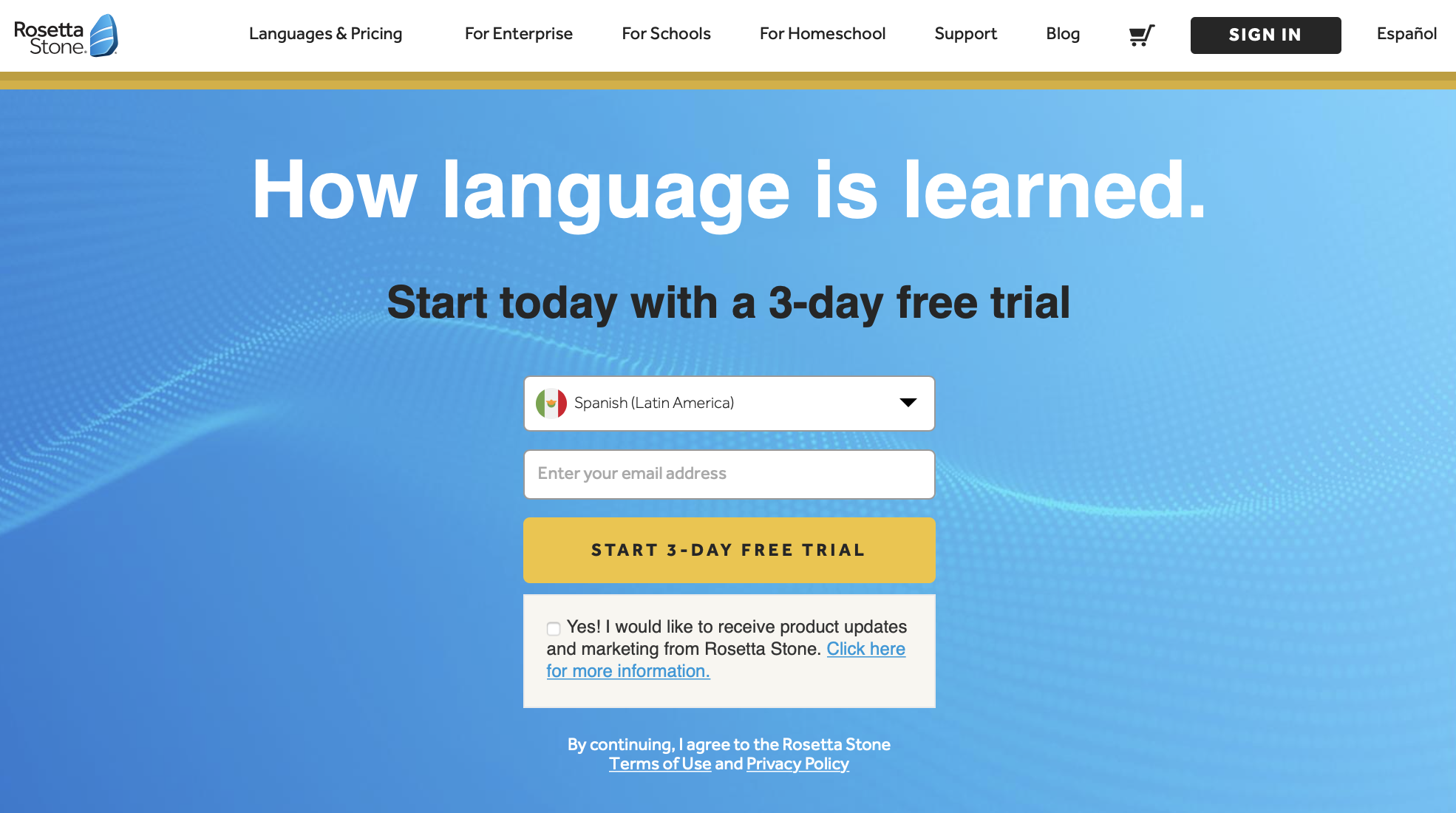 language websites written in