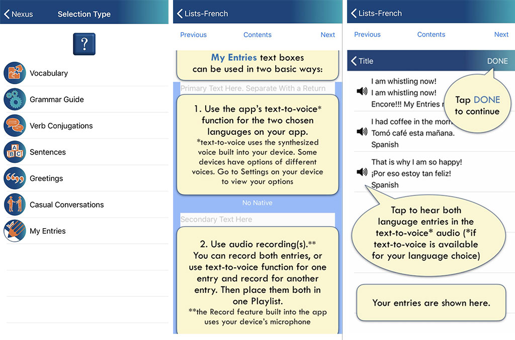 Encore app to learn a figurative language