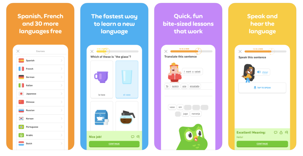 best Duolingo alternative - Encore app