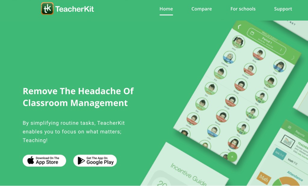 Organize classes with TeacherKit classroom appOrganize classes with TeacherKit classroom app