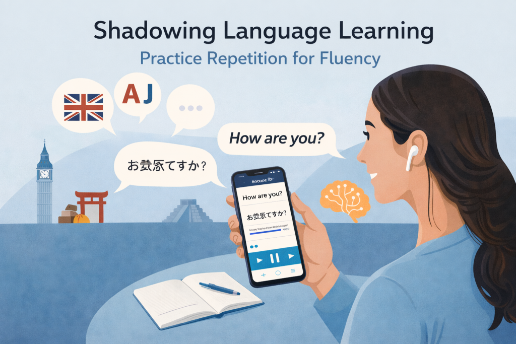Encore!!! App: Learn Languages Faster with Shadowing
